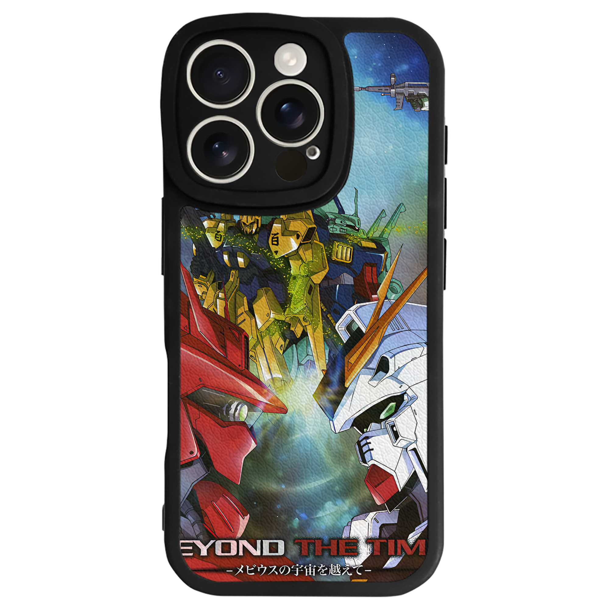 （画像用） 機動戦士ガンダム Mobile Suit Gundam 【iPhone 16シリーズ対応】シリコンスマホケース（レザー調） 材質：シリコン